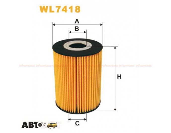 Фільтр оливи WIX WL7418, ціна: 396 грн.
