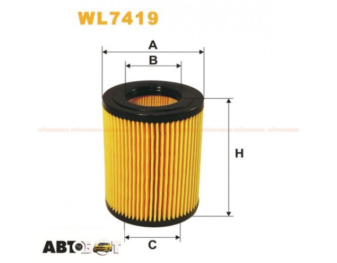 Фільтр оливи WIX WL7419, ціна: 291 грн.