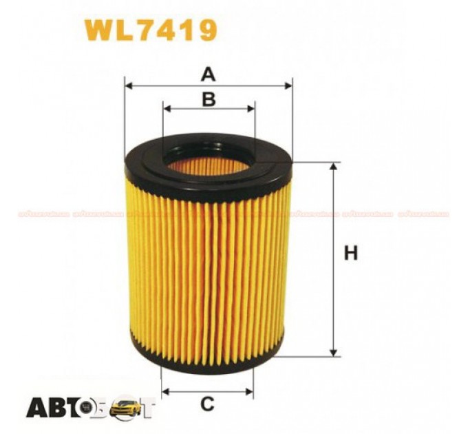 Масляный фильтр WIX WL7419, цена: 247 грн.