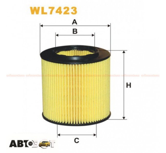 Масляный фильтр WIX WL7423, цена: 160 грн.