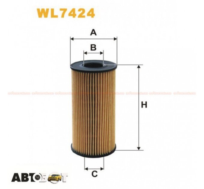 Фільтр оливи WIX WL7424, ціна: 256 грн.