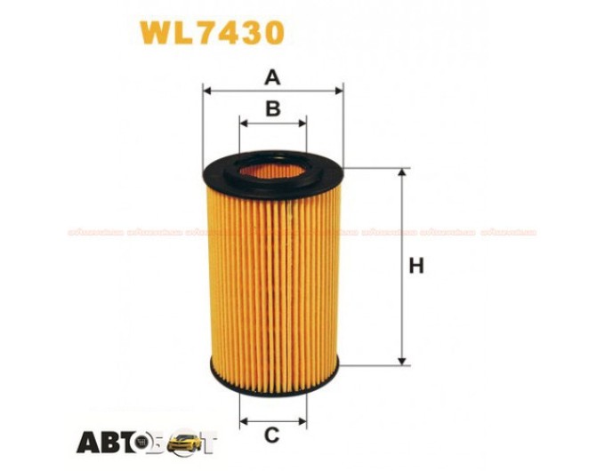 Фільтр оливи WIX WL7430, ціна: 271 грн.
