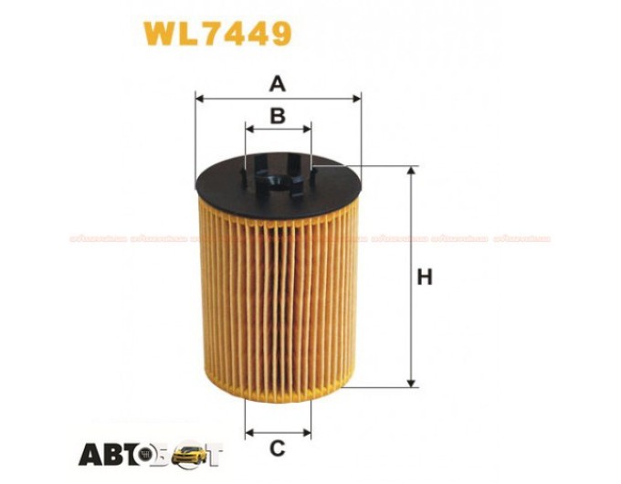 Масляный фильтр WIX WL7449, цена: 505 грн.