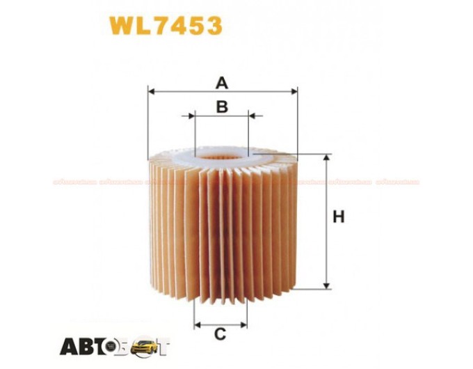 Масляный фильтр WIX WL7453, цена: 254 грн.
