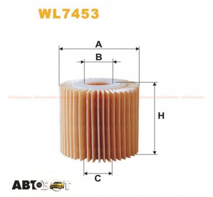 Масляный фильтр WIX WL7453, цена: 206 грн.