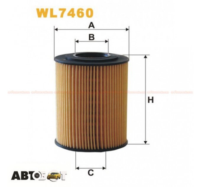 Фільтр оливи WIX WL7460, ціна: 322 грн.