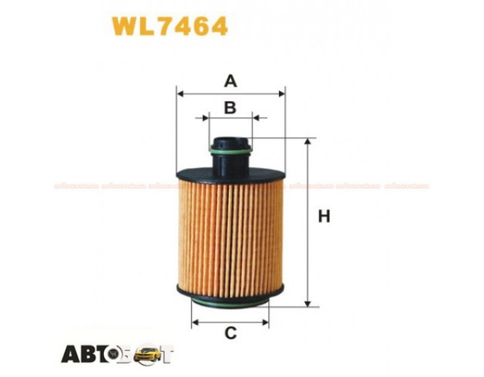 Фільтр оливи WIX WL7464, ціна: 317 грн.