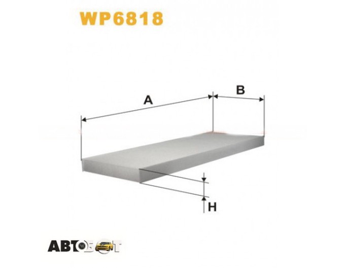 Салонний фільтр WIX WP6818, ціна: 304 грн.