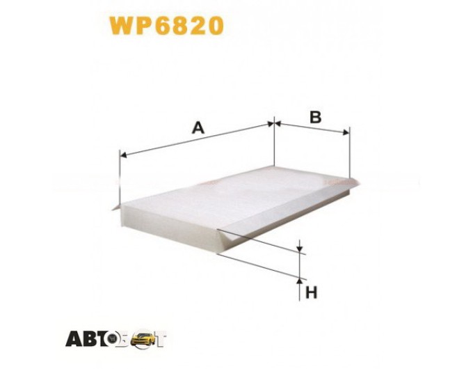 Салонный фильтр WIX WP6820, цена: 324 грн.