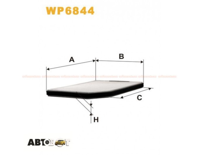 Салонный фильтр WIX WP6844, цена: 296 грн.