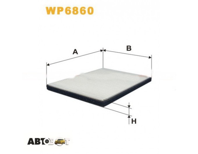 Салонный фильтр WIX WP6860, цена: 329 грн.