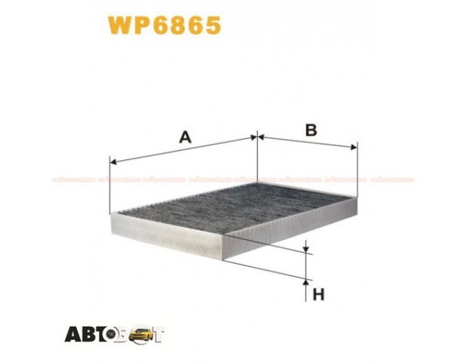 Салонный фильтр WIX WP6865, цена: 622 грн.