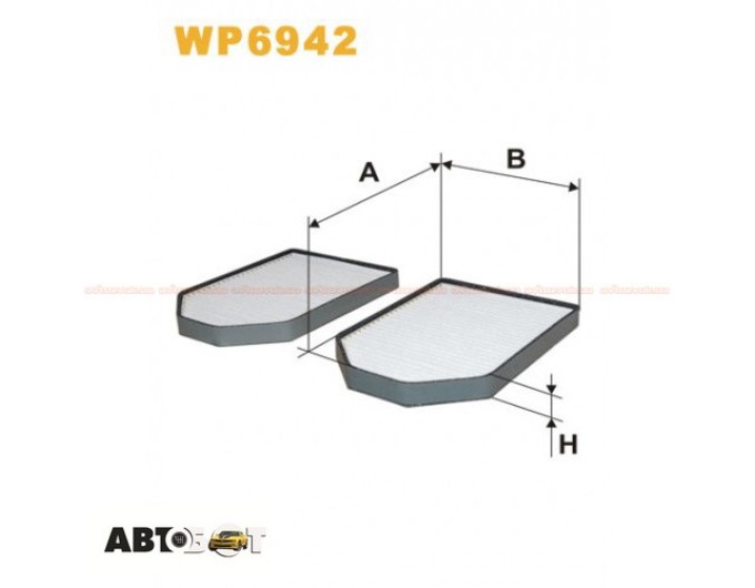 Салонний фільтр WIX WP6942, ціна: 1 671 грн.
