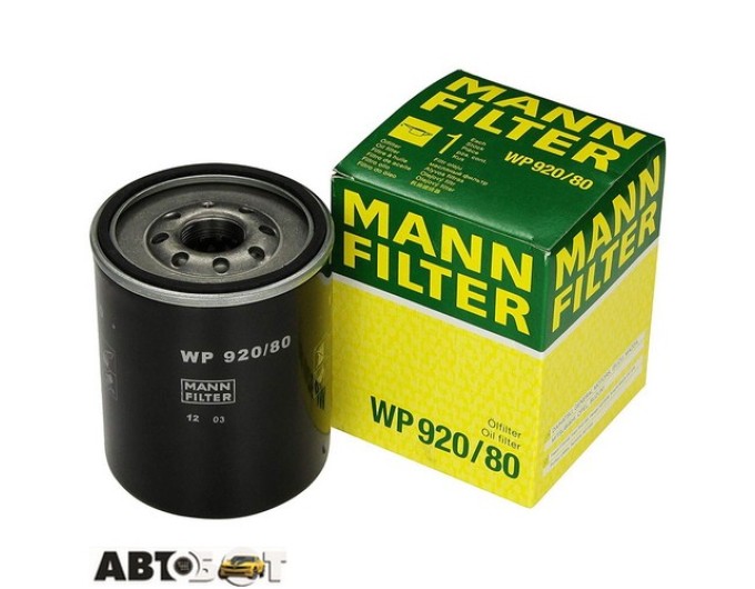 Фільтр оливи MANN WP 920/80, ціна: 1 216 грн.