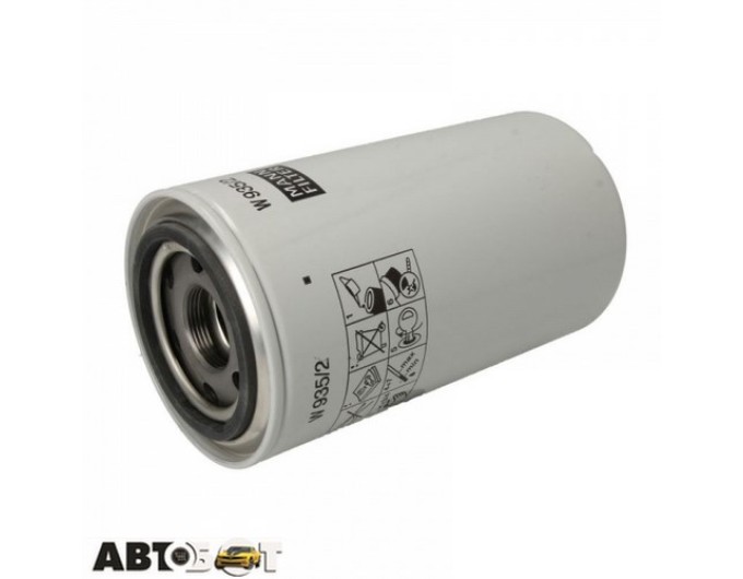 Фільтр оливи MANN W 935/2, ціна: 1 199 грн.