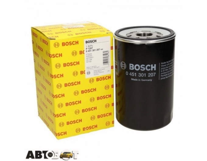 Фільтр оливи Bosch 0 451 301 207, ціна: 716 грн.