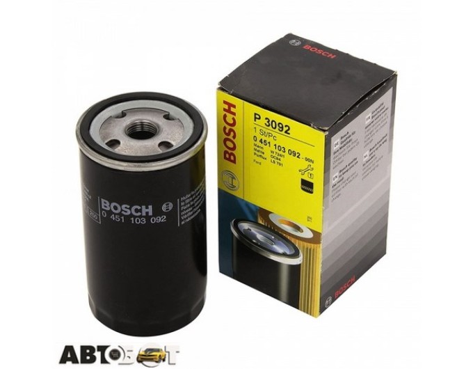 Фільтр оливи Bosch 0 451 103 092, ціна: 446 грн.