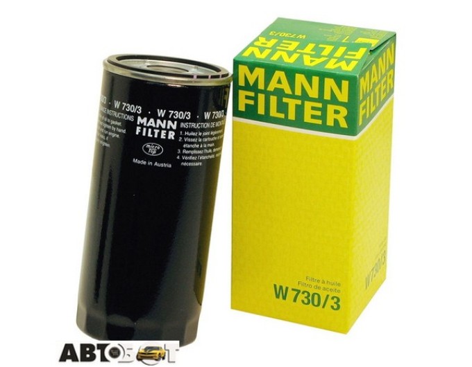Фільтр оливи MANN W 730/3, ціна: 833 грн.