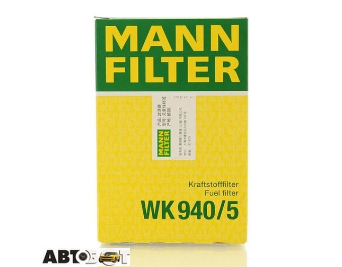 Паливний фільтр MANN WK 940/5, ціна: 670 грн.