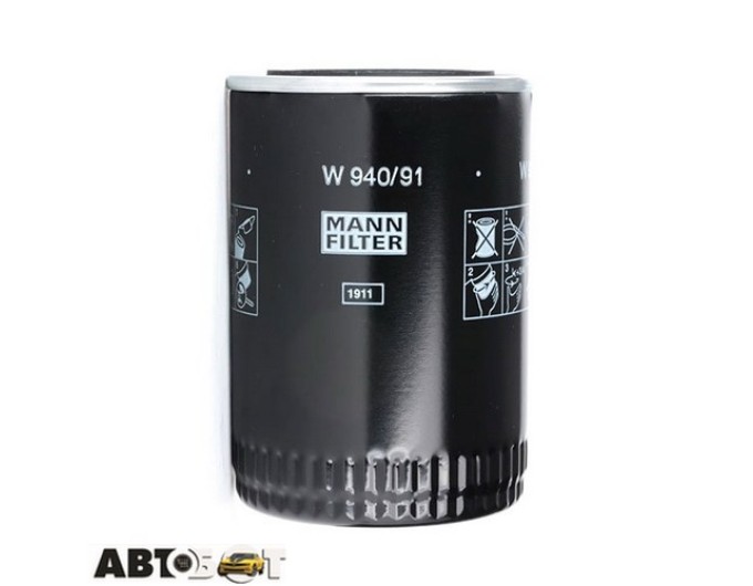 Фільтр оливи MANN W 940/91, ціна: 1 214 грн.