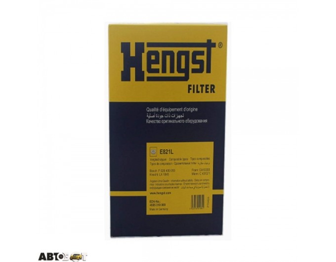 Воздушный фильтр Hengst E821L, цена: 1 035 грн.