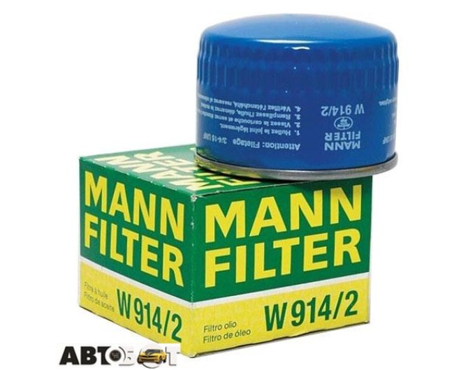 Фільтр оливи MANN W 914/2, ціна: 428 грн.