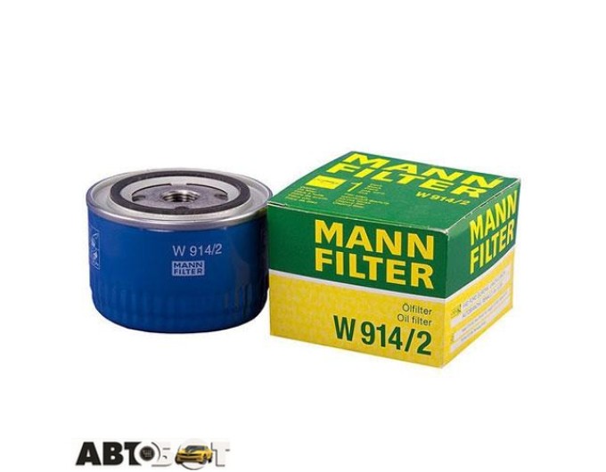 Фільтр оливи MANN W 914/2, ціна: 428 грн.