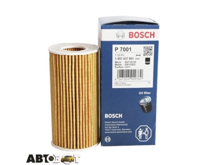 Фільтр оливи Bosch 1 457 437 001, ціна: 303 грн.