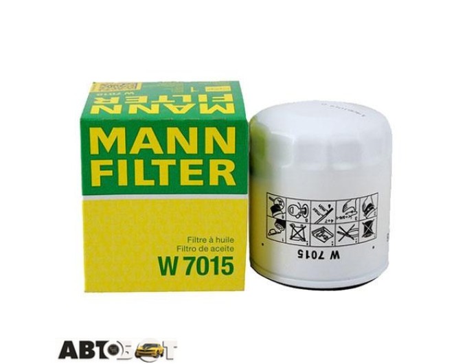Фільтр оливи MANN W 7015, ціна: 456 грн.