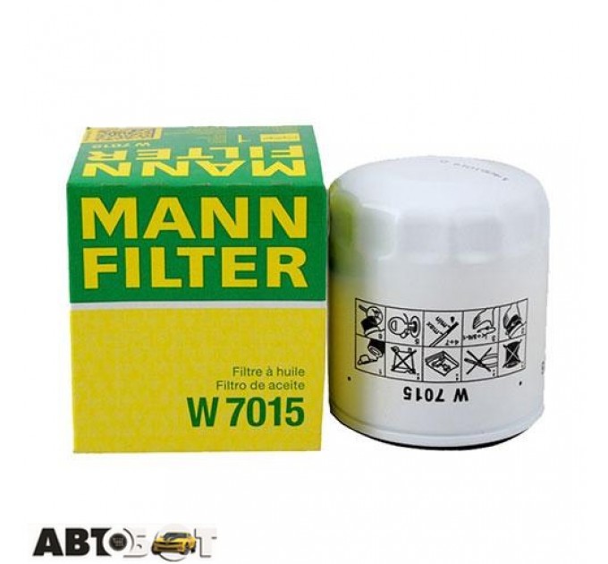 Фільтр оливи MANN W 7015, ціна: 334 грн.