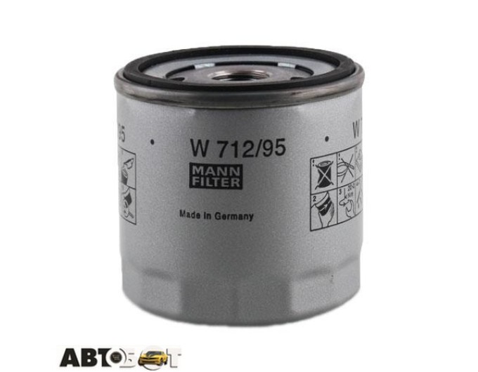 Фільтр оливи MANN W 712/95, ціна: 498 грн.