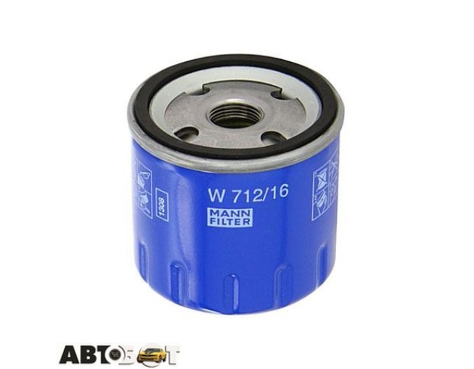 Фільтр оливи MANN W 712/16, ціна: 515 грн.