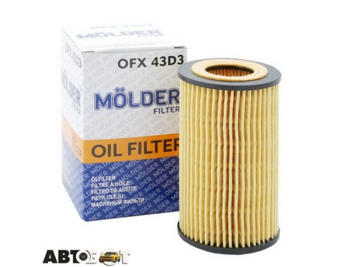 Фільтр оливи Molder OFX43D3, ціна: 217 грн.