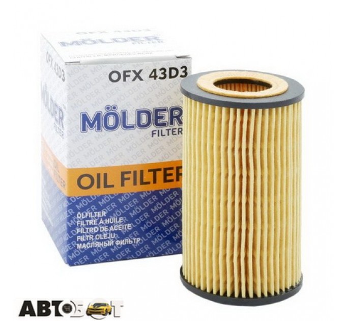 Масляный фильтр Molder OFX43D3, цена: 156 грн.