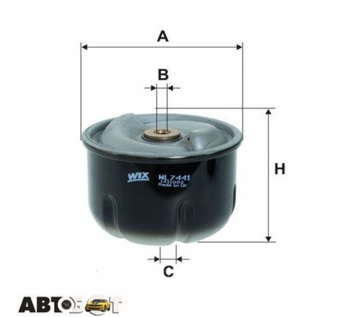 Фільтр оливи WIX WL7441, ціна: 485 грн.