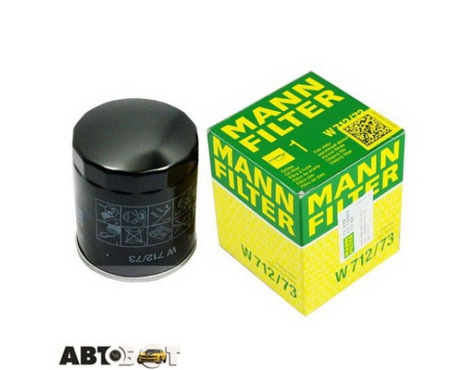 Фільтр оливи MANN W 712/73, ціна: 455 грн.