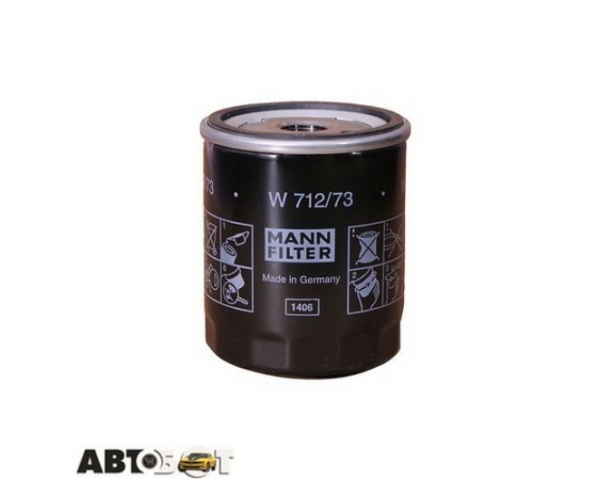 Фільтр оливи MANN W 712/73, ціна: 455 грн.