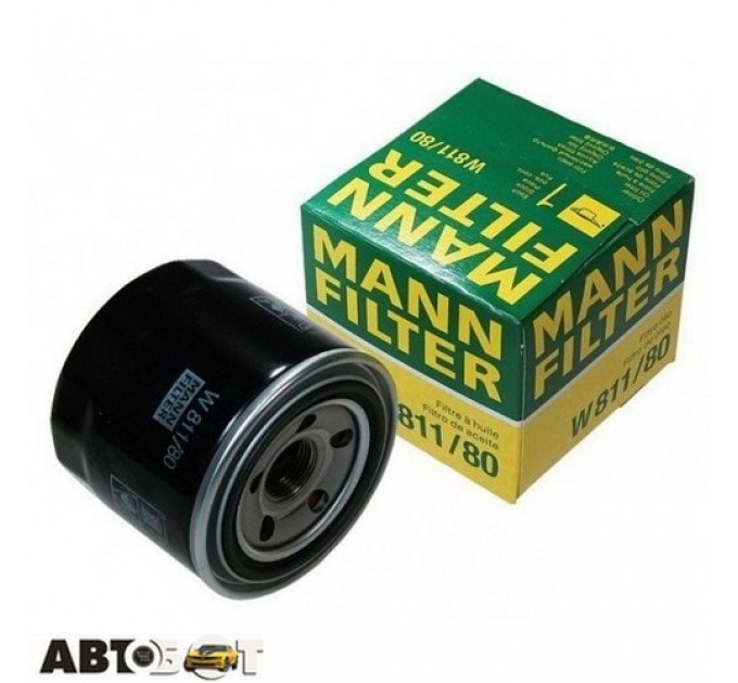 Фільтр оливи MANN W 811/80, ціна: 224 грн.
