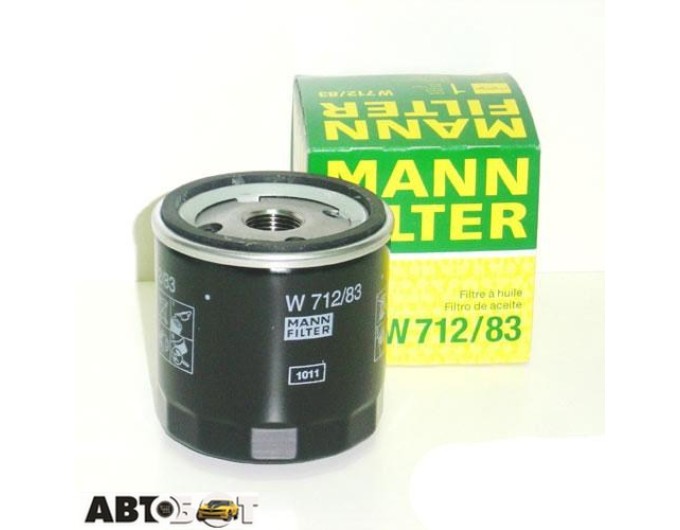 Фільтр оливи MANN W 712/83, ціна: 375 грн.