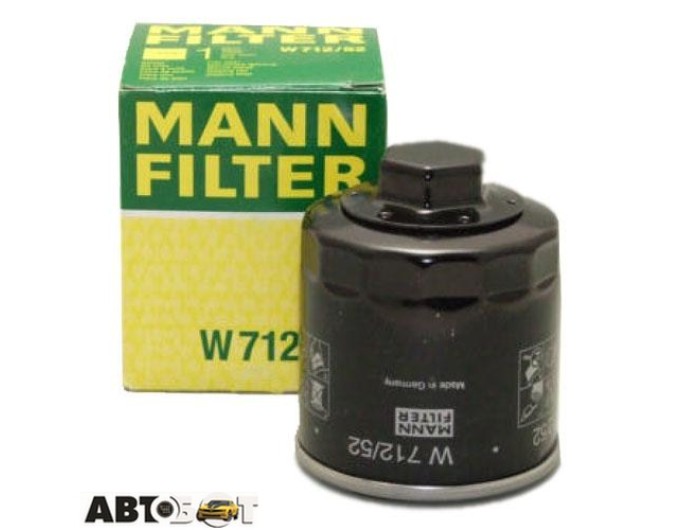 Фільтр оливи MANN W 712/52, ціна: 438 грн.