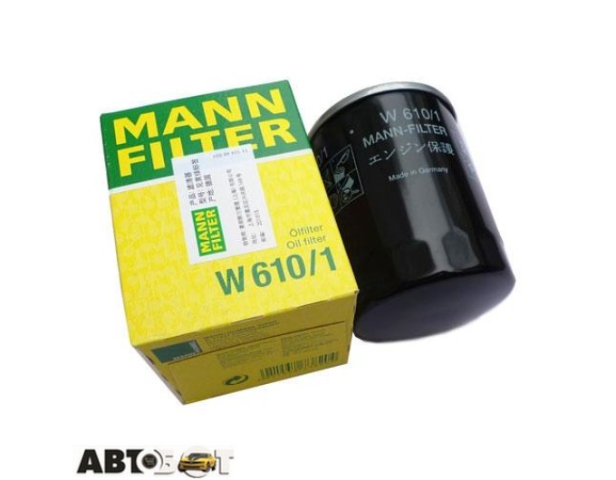 Фільтр оливи MANN W 610/1, ціна: 396 грн.