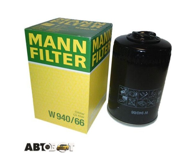 Фільтр оливи MANN W 940/66, ціна: 820 грн.