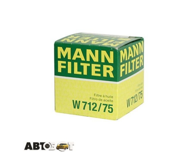 Фільтр оливи MANN W 712/75, ціна: 319 грн.