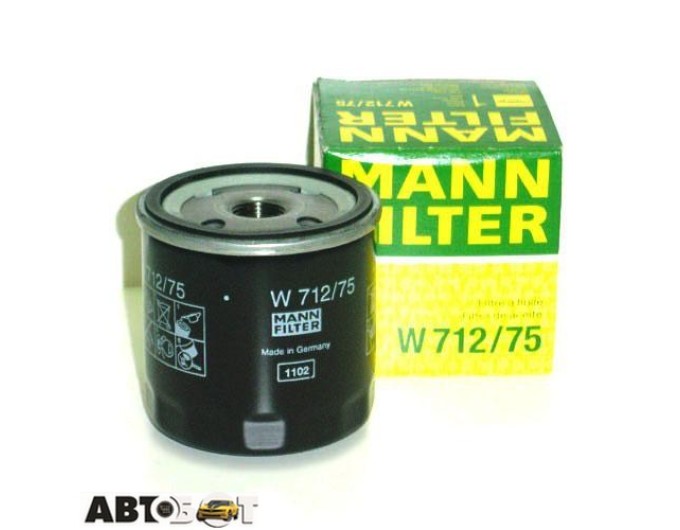 Фільтр оливи MANN W 712/75, ціна: 319 грн.