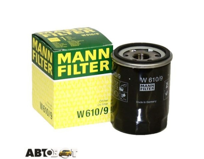 Фільтр оливи MANN W 610/9, ціна: 460 грн.