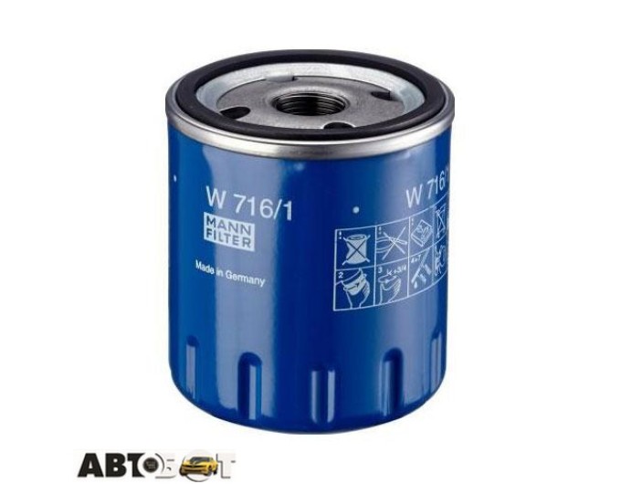 Фільтр оливи MANN W 716/1, ціна: 240 грн.