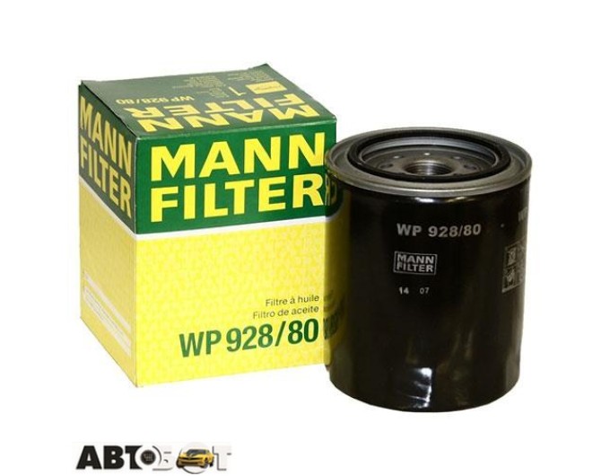 Фільтр оливи MANN WP 928/80, ціна: 1 035 грн.
