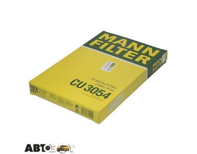 Салонний фільтр MANN CU 3054, ціна: 782 грн.