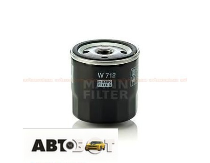 Фільтр оливи MANN W 712, ціна: 259 грн.