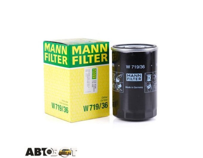 Фільтр оливи MANN W 719/36, ціна: 554 грн.